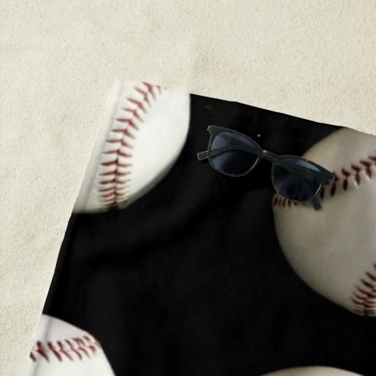 Baseball-Muster Strandtuch (Beispiel)