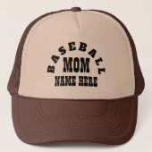 BASEBALL-MUTTER BEARBEITBAR TRUCKERKAPPE (Vorderseite)