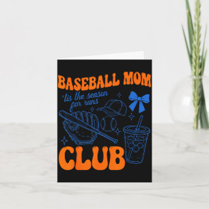 Baseball-Mutter-Club die Saison für Runs lustig Karte