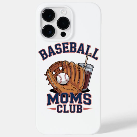 Baseball Mütter Club Muttertag Case-Mate iPhone Hülle (Rückseite)