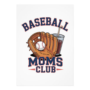 Baseball Mütter Club Muttertag Fotodruck