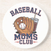 Baseball Mütter Club Muttertag Getränkeuntersetzer (Vorne)