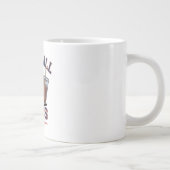 Baseball Mütter Club Muttertag Jumbo-Tasse (Rechts)