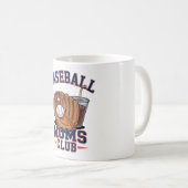 Baseball Mütter Club Muttertag Kaffeetasse (VorderseiteRechts)