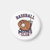 Baseball Mütter Club Muttertag Magnet (Vorne)