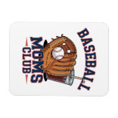 Baseball Mütter Club Muttertag Magnet (Horizontal)