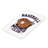 Baseball Mütter Club Muttertag Magnet (Linke Seite)