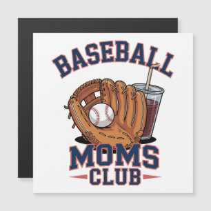 Baseball Mütter Club Muttertag Magnetkarte