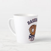 Baseball Mütter Club Muttertag Milchtasse (Linke Ecke)