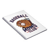 Baseball Mütter Club Muttertag Notizblock (Rechte Seite)