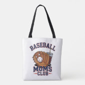 Baseball Mütter Club Muttertag Tasche (Rückseite)