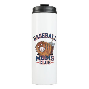 Baseball Mütter Club Muttertag Thermosbecher
