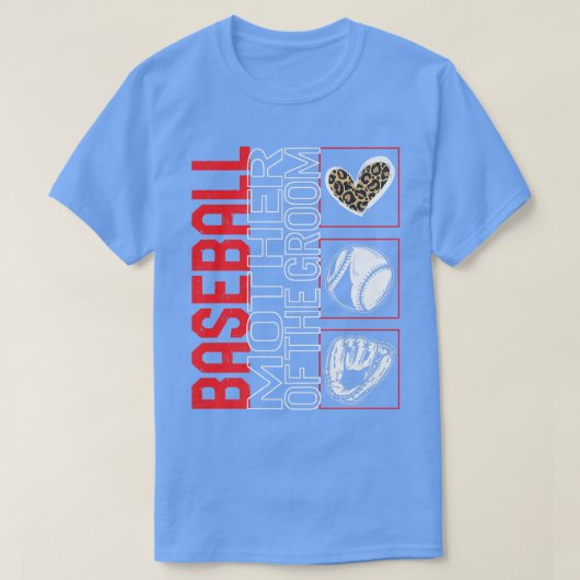 Baseball Mutter des Game Day Leopard hören T-Shirt (Design vorne)