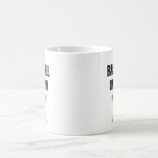 Baseball-Mutter Kaffeetasse (Mittel)