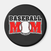 Baseball-Mutter Magnet (Vorne)