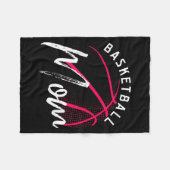 Baseball-Mutter Muttertag Fleecedecke (Vorderseite (Horizontal))