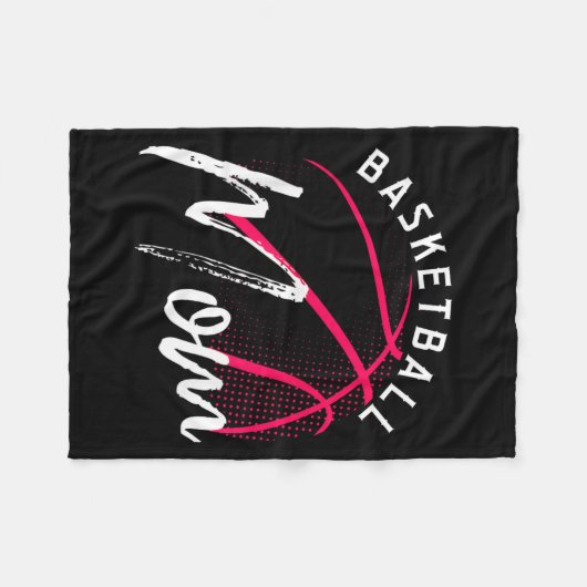 Baseball-Mutter Muttertag Fleecedecke (Vorderseite (Horizontal))
