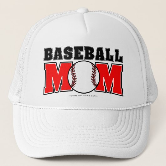Baseball-Mutter-Mütze Truckerkappe (Vorderseite)