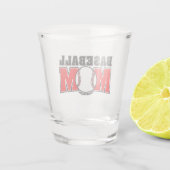 Baseball-Mutter Schnapsglas (Rückseite)