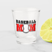 Baseball-Mutter Schnapsglas (Vorderseite)