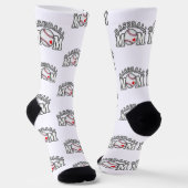 Baseball-Mutter Socken (Gewinkelt)