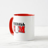Baseball-Mutter Tasse (Vorderseite Links)
