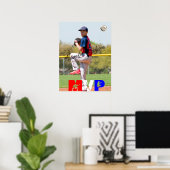 Baseball-MVP Foto durch benutzerdefinierten ersetz Poster (Heimbüro)