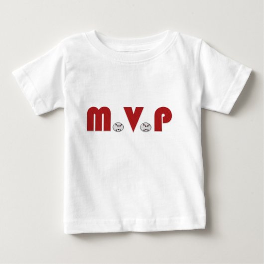 Baseball-MVP-T-Shirt (Kleinkind) Baby T-shirt (Vorderseite)