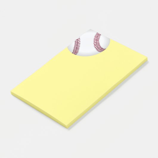 Baseball nach den Notizen (angewinkelt)