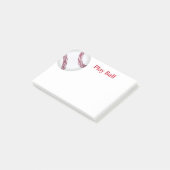 Baseball nach den Notizen (angewinkelt)