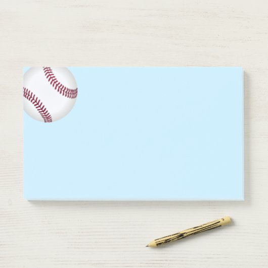 Baseball nach den Notizen (Auf Schreibtisch)
