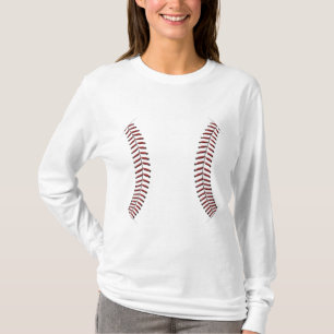 Baseball-Nähen T-Shirt