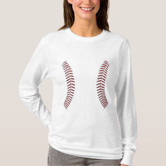 Baseball-Nähen T-Shirt