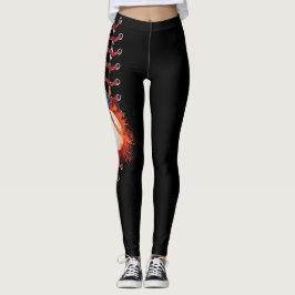 Baseball näht Jahreszeit 2018 Leggings