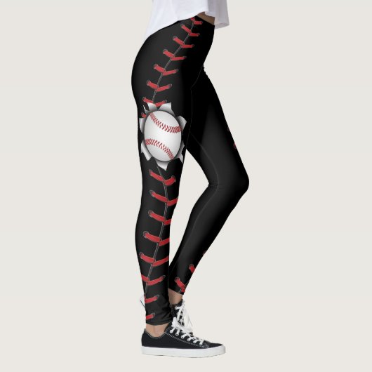Baseball näht Jahreszeit Leggings (Rechts)