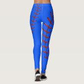Baseball näht Jahreszeit Leggings (Rückseite)