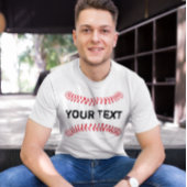 Baseball Naht Spieler/Coach Benutzerdefiniertes Te T-Shirt