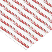 Baseball näht vertikale Streifen-Muster-Kunst Kurzer Tischläufer (Ecke)