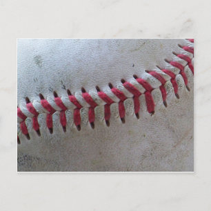 Baseball-Nähte Postkarte