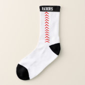 Baseball-Nahtstellen für benutzerdefinierten Teamn Socken (Links - Außen)