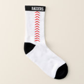 Baseball-Nahtstellen für benutzerdefinierten Teamn Socken (Rechts - Außen)