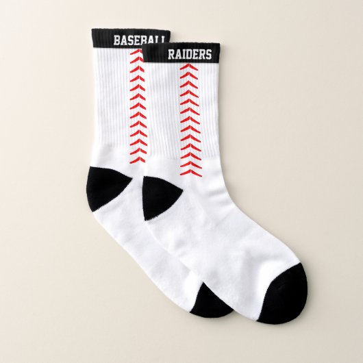 Baseball-Nahtstellen für benutzerdefinierten Teamn Socken (Paar)