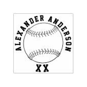 Baseball Name und Jersey-Nummer personalisieren Gummistempel (Prägung)