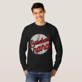 Baseball Nana Baseball Player Großmutter Mutter T-Shirt (Vorne ganz)