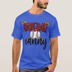 Baseball Nanny Grandma Baseball Player Nanny  T-Shirt