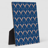 Baseball-Navy Fotoplatte (Seite)