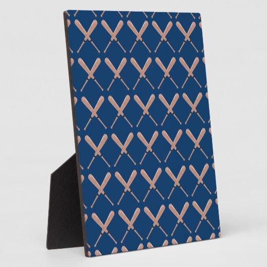 Baseball-Navy Fotoplatte (Seite)