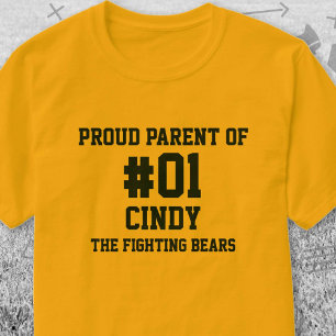 Baseball Navy Gold Team T-Shirt