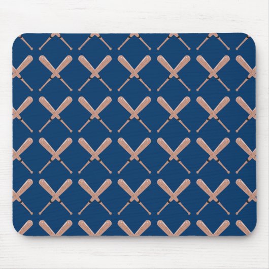 Baseball-Navy Mousepad (Vorne)