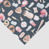 Baseball Navy Textur Seidenpapier (Ausschnitt)